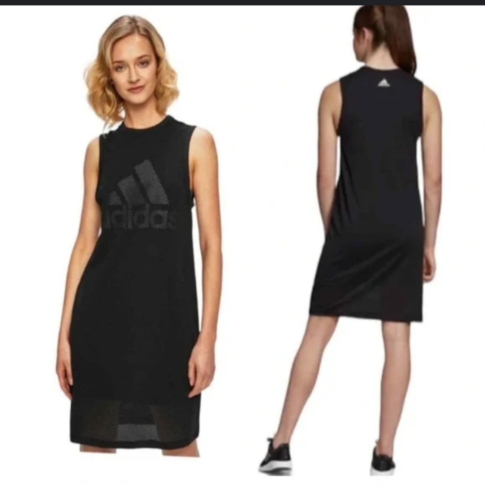 Adidas Mesh Logo Dress - Large